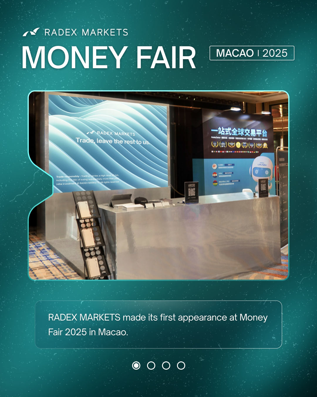 Radex Markets Debuts at Money Fair 2025 in Macao